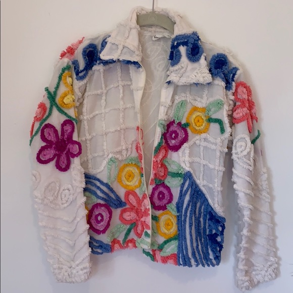 Jackets & Blazers - Unique floral vintage jacket!